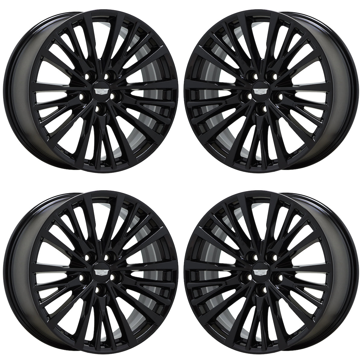 20" Cadillac CT6 Gloss Black wheels rims Factory OEM GM set 4830 EXCHANGE